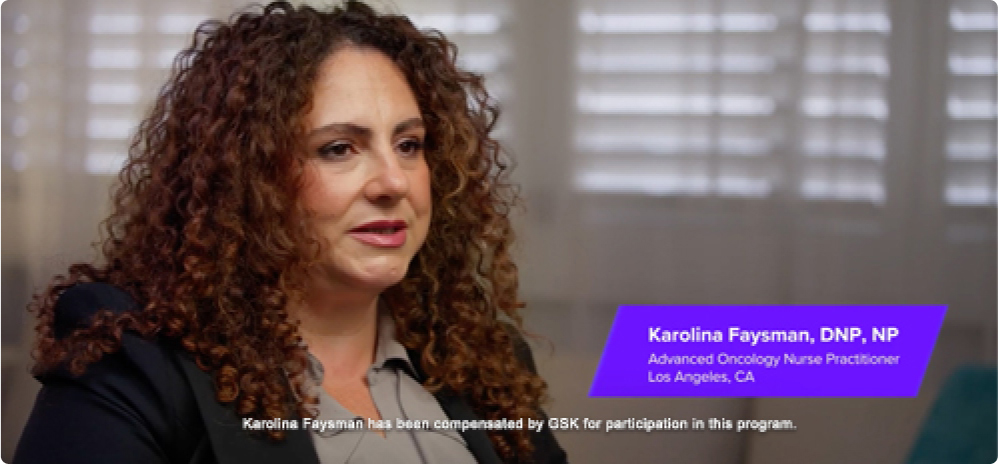 OJJAARA safety profile with Karolina Faysman, NP video thumbnail.